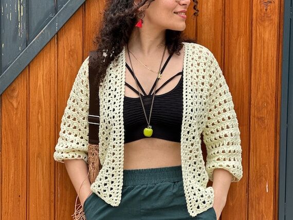 Lightweight Crochet Summer Cardigan: Handmade...