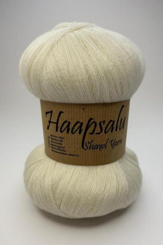Haapsalu Lace Shawl Yarn: Cobweb Merino Wool,...