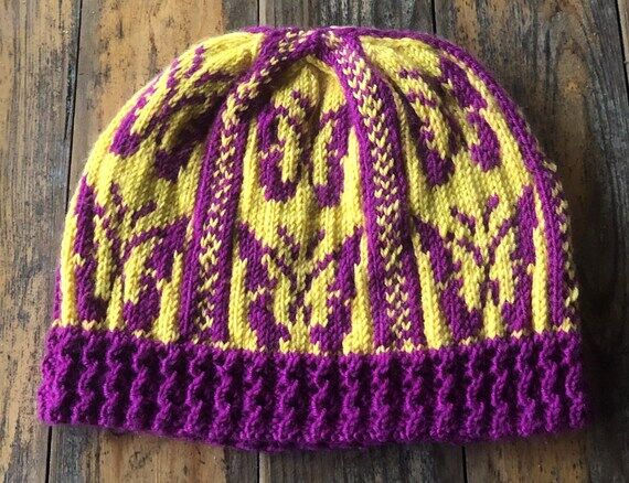 Butterfly Hat Knitting Pattern: Fair Isle Tut...