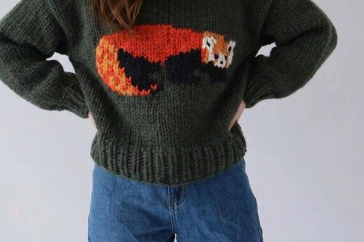 Hand Knitting Sweater