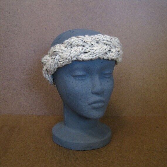 Braided Chunky Knit Headband - The Sutter - M...