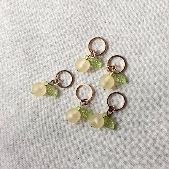 Lemon Stitch Markers: Knitting Crochet Access...