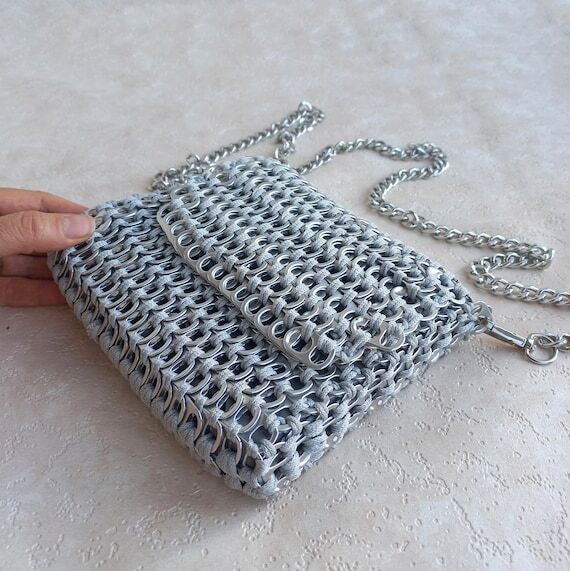 Soda can purse recycled bag can tab bag soda ...