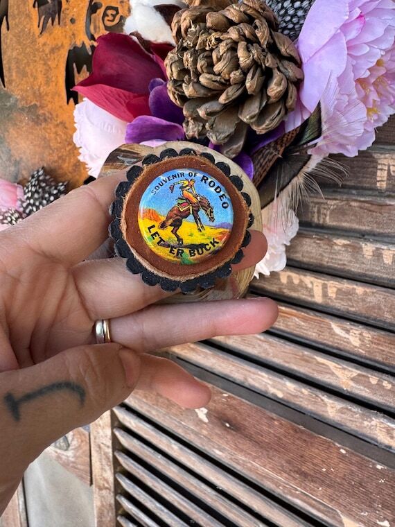 Let’Er Buck Rodeo Phone Grip~Hand-Altered C...