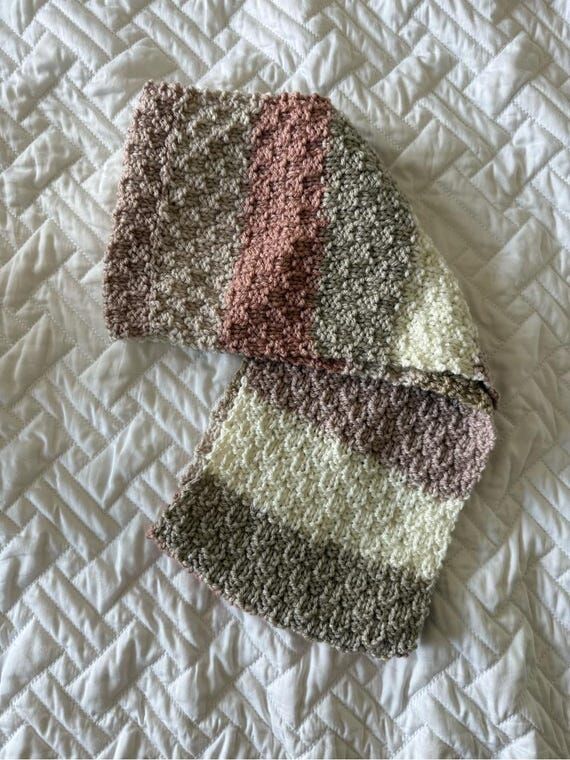 Handmade Summer Stripe Infinity Scarf...