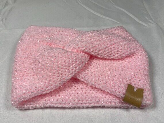 handmade childs knitted ear warmer headband b...