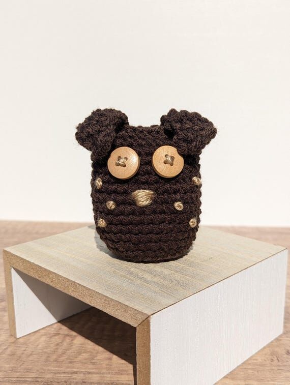 Chocolate Brown Dog Plush, Stuffed Animal Dog...