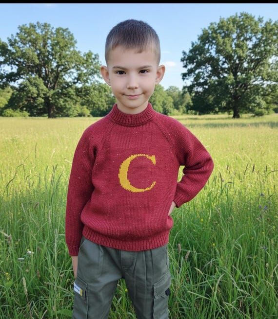 Personalized Christmas Wool Weasley Sweater f...