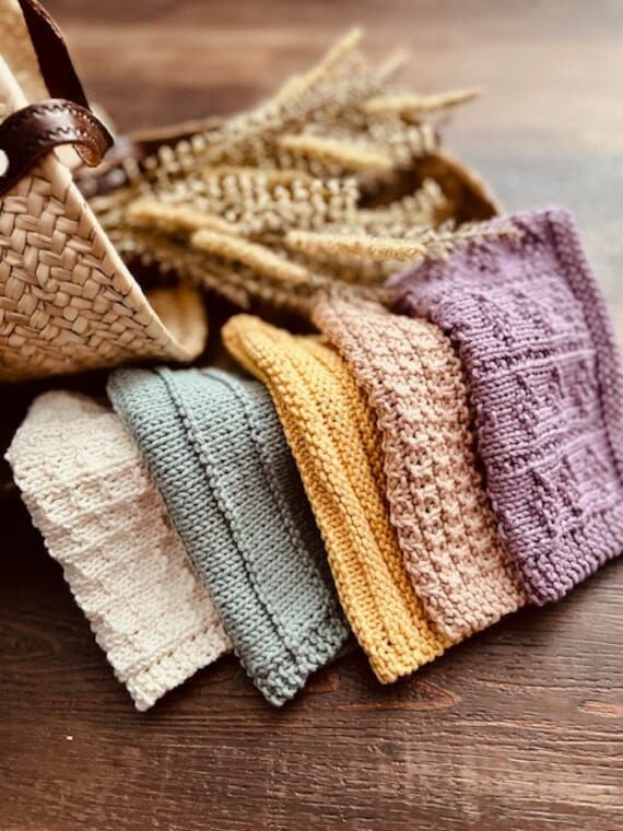KNITTING PATTERN - Nostalgia Dishcloth Bundle...