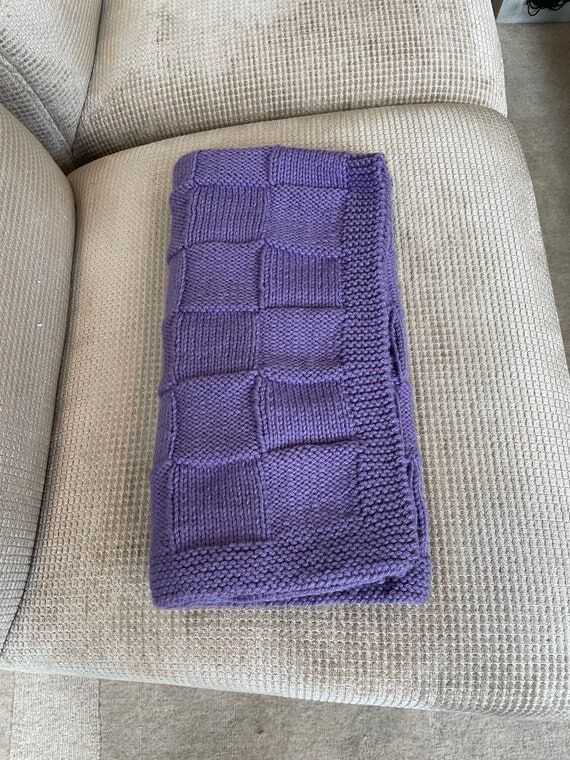 Handmade Knitted Baby Blanket...