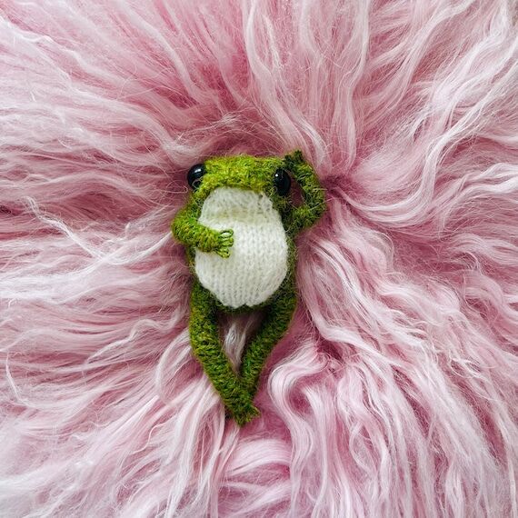 Hand Knitted CBeebies Froglets BBC Original I...