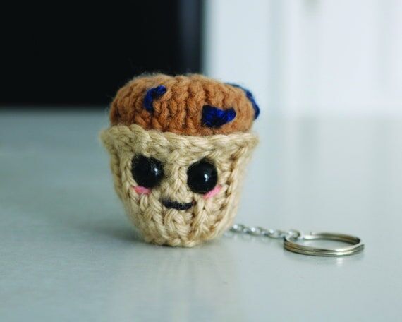 Handmade Miniature Knit Marvin Muffin Plushy:...