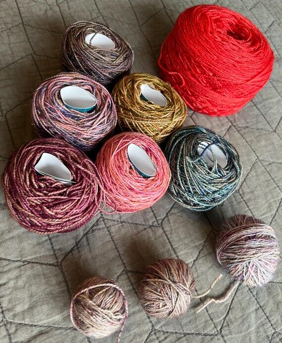 DESTASH Voolenvine Yarn Hand Dyed Mini Skein ...