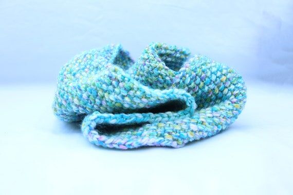 Blue Cowl Neck...