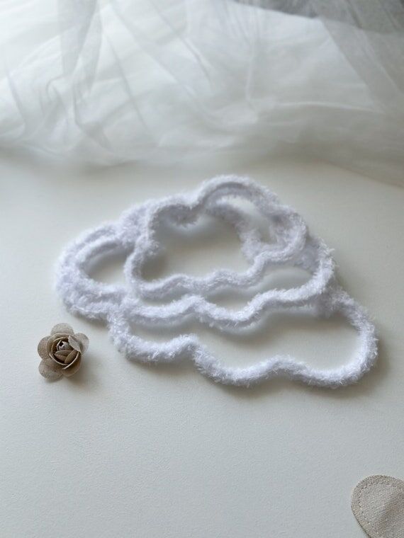 Fluffy Cloud Wall Decor: Set of 3 White Nurse...