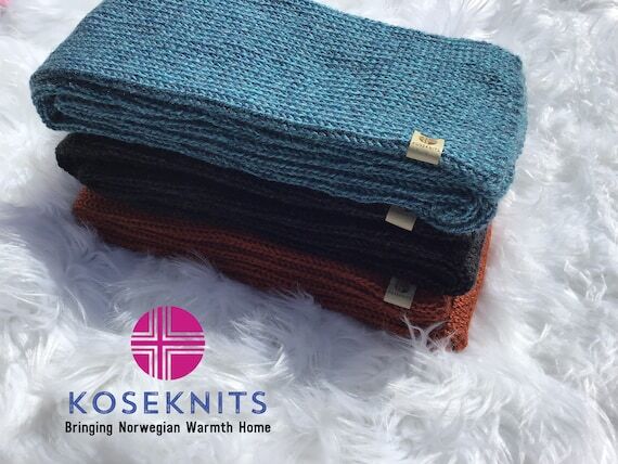 Handmade Knit Scarf, Double Layer Acrylic, No...