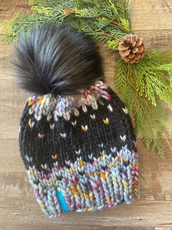 Hand Knit Merino Wool Beanie: Winterfell 2.0 ...