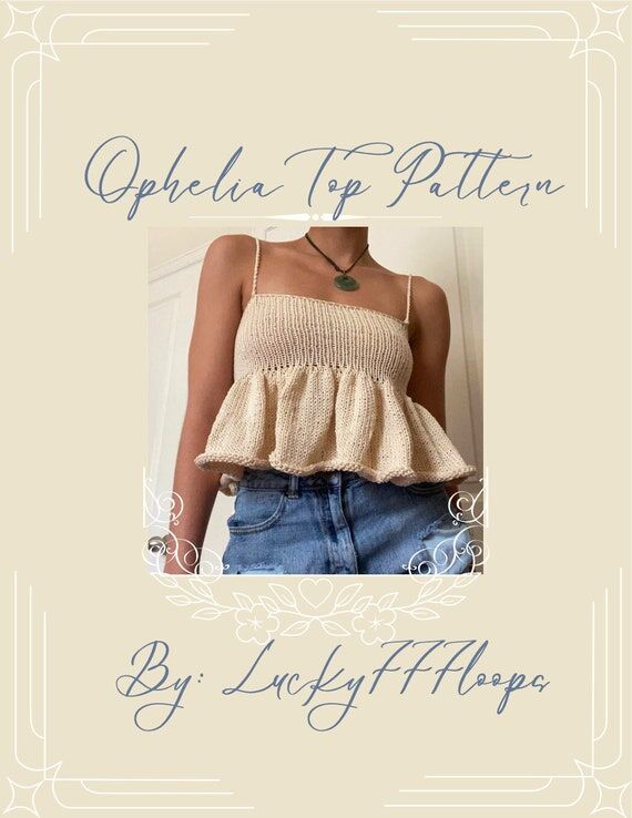 Beginner Friendly Knit Top Pattern, The Ophel...