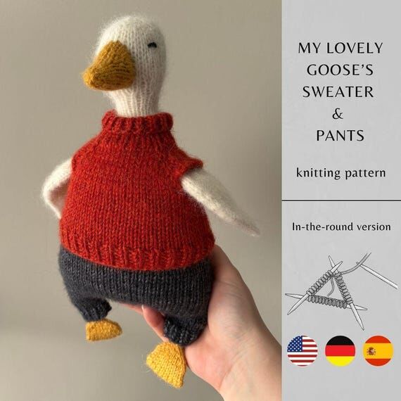 My Lovely Goose's Sweater & Pants KNITTING Pa...