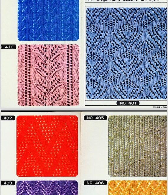 Lace Knitting Machine Punch Card Patterns: St...