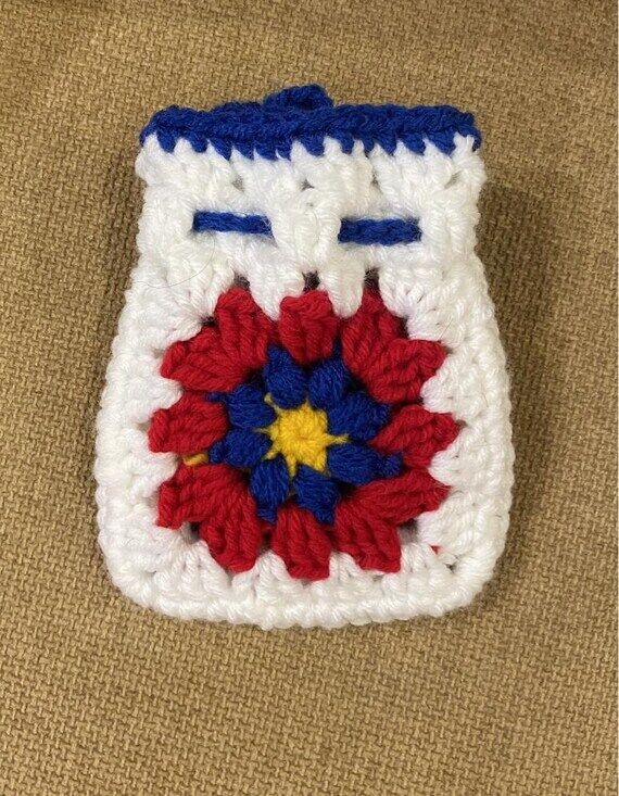 Handmade Knitted Pouch (Filled)...