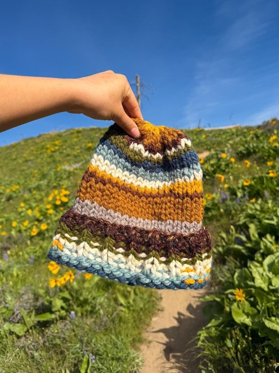 Canyonlands National Park, Hand Knit, Colorfu...