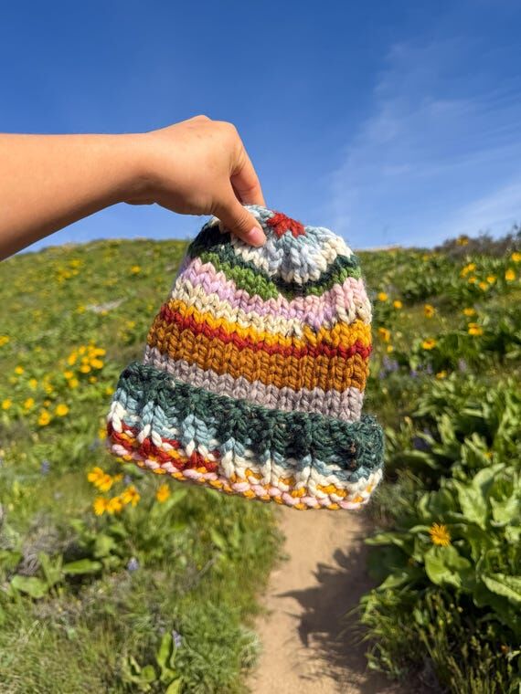 Yosemite National Park, Hand Knit, Colorful, ...