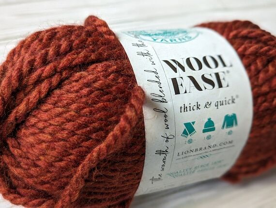 Lion Brand Wool-Ease Thick & Quick Yarn: Chun...
