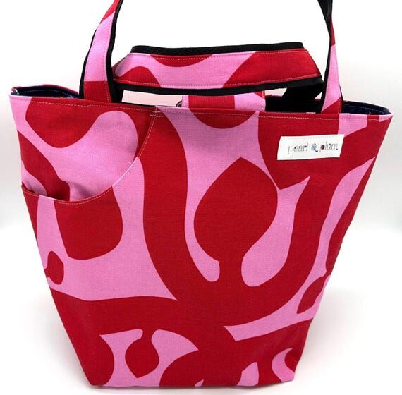 Madelyn Tote // Pretty Pink // Large Knitting...