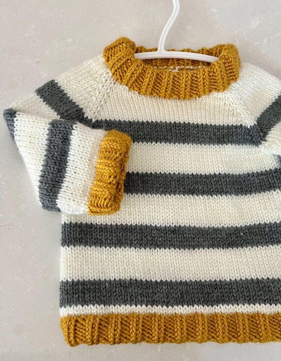 Baby Sweater Knitting Pattern | William | Kni...