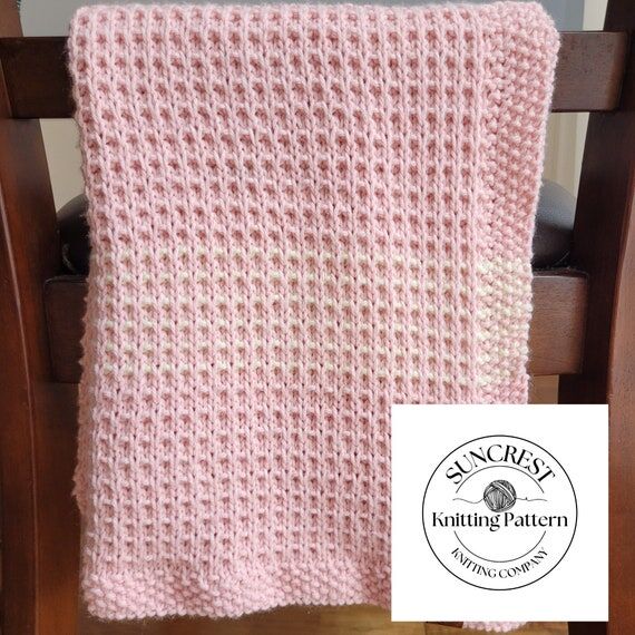 Easy Knit Baby Blanket Pattern: Beginner Frie...