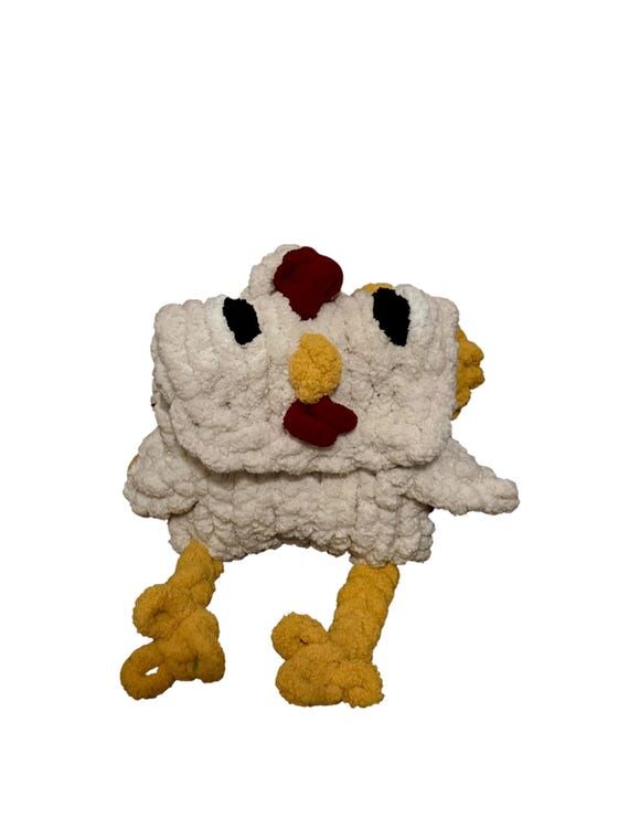 Chicken Purse & Backpack - Chunky Finger Knit...