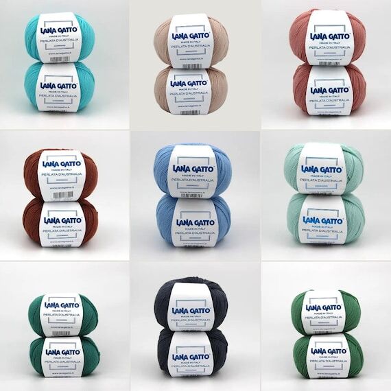 Lana Gatto Perlata Merino Wool Yarn - 50g Bal...
