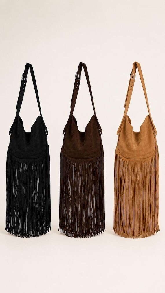Argentine Genuine Leather LA PAMPA Bag - SUED...