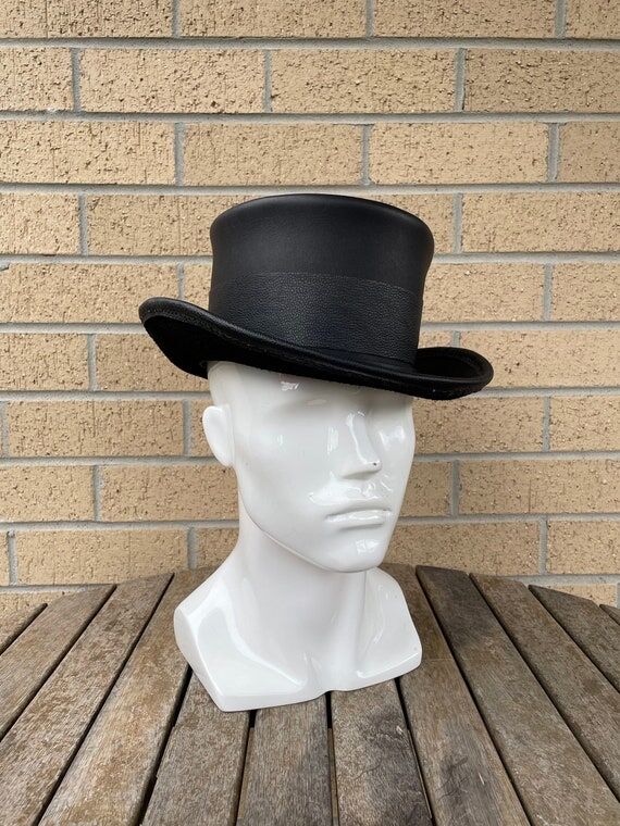Leather Top Hat (Made to Order)...