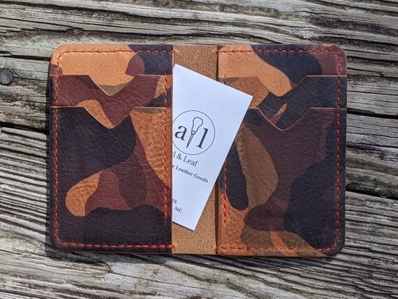 The Beech - a Vertical Bifold Wallet...