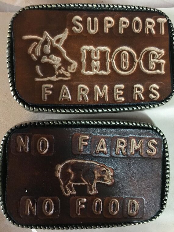 HANDMADE LEATHER BUCKLES special and personal...