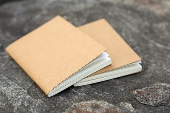 5x8 inch refill kraft cover notebook journal ...