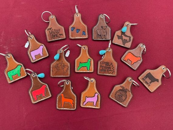 Custom Leather Keychain...
