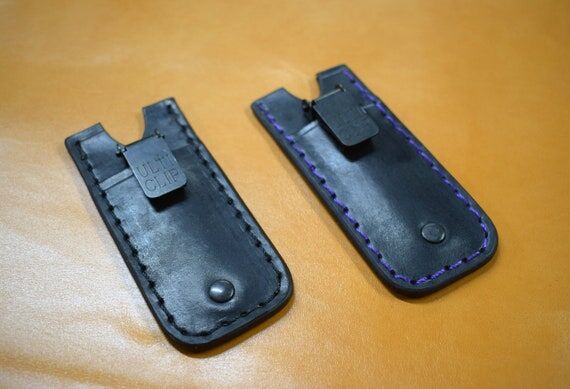 Handmade Leather Pocket Slip With Clip...
