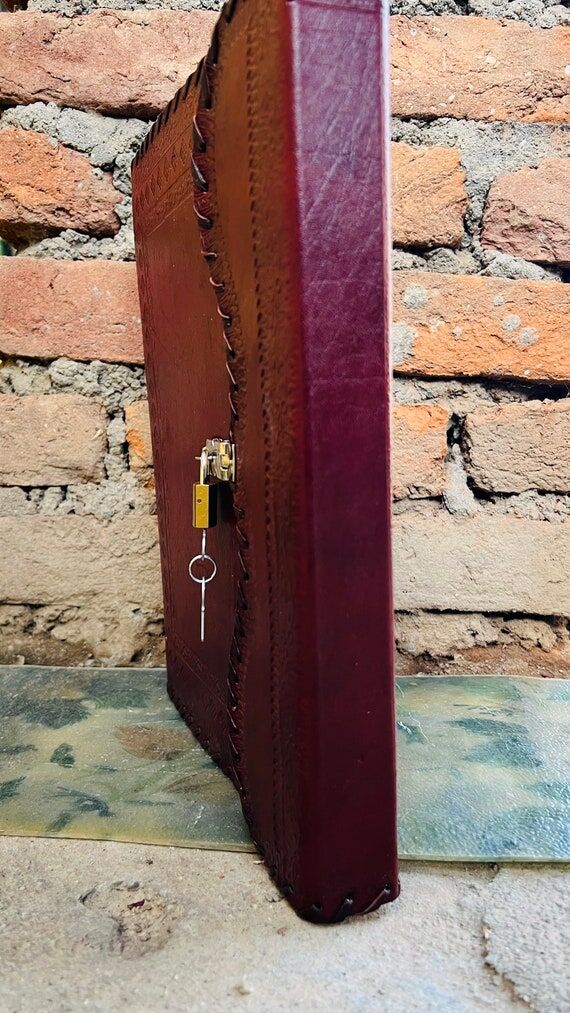 Personalised Leather Folder Custom Engraved B...