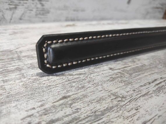Handcrafted Vegetable Tan Leather Drawer Pull...