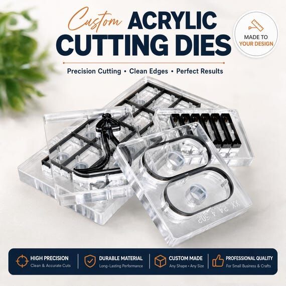 Custom Acrylic Base Steel Rule Die – Clicke...