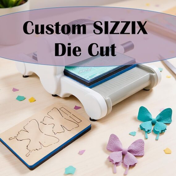 Custom Sizzix Compatible Steel Rule Die, Scra...