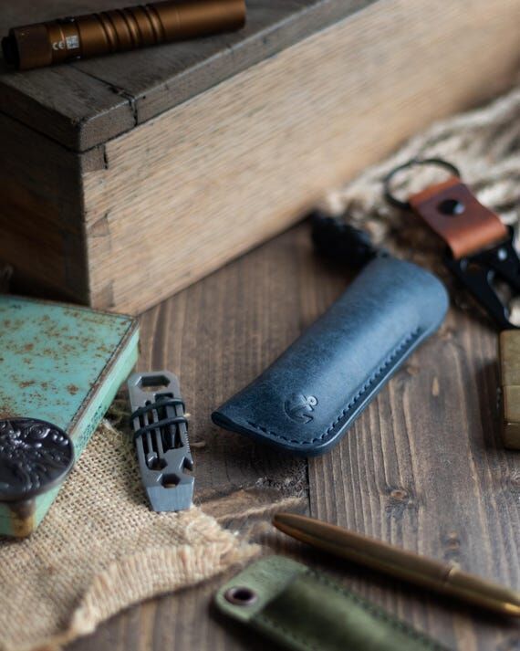 Handmade Leather EDC Pocket Slip – Rugged C...