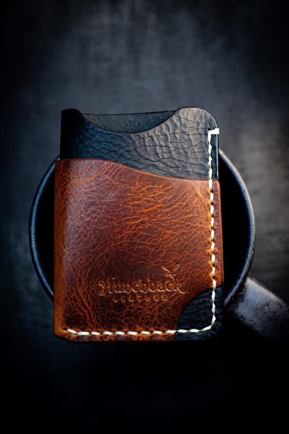 Handmade Full Grain Leather Card Holder – S...