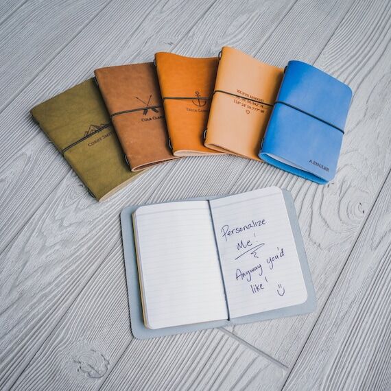 Custom Leather Journal, Personalized gift, gi...