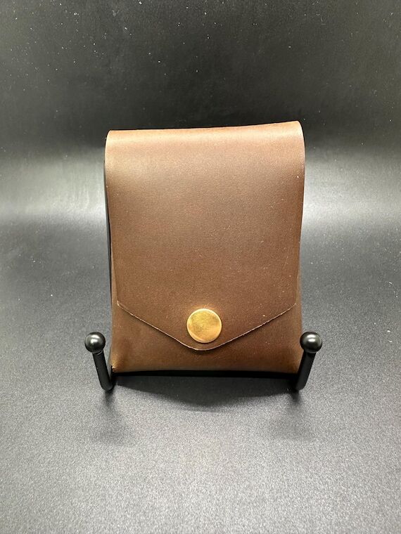 Handmade Stitchless Leather Wallet: Minimalis...