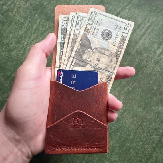 The Quartermaster - Folding Leather Wallet Ca...