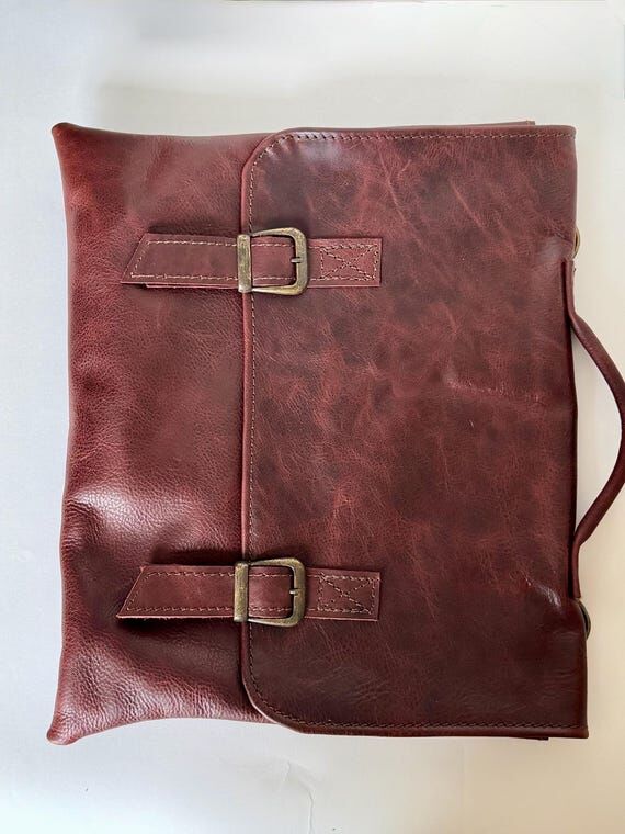 Handmade Leather Briefcase | Full Grain Leath...